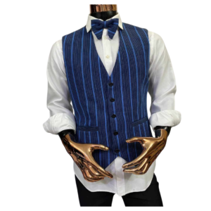 T&D Ethnic Aso oke waistcoat and bowtie (combo)