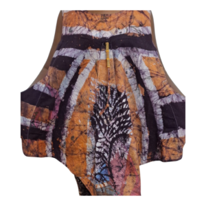 Free style top with matching leggings Batik ( multicolor). Size - Free size