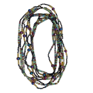 Ghana Waist Beads - (green, multi color)