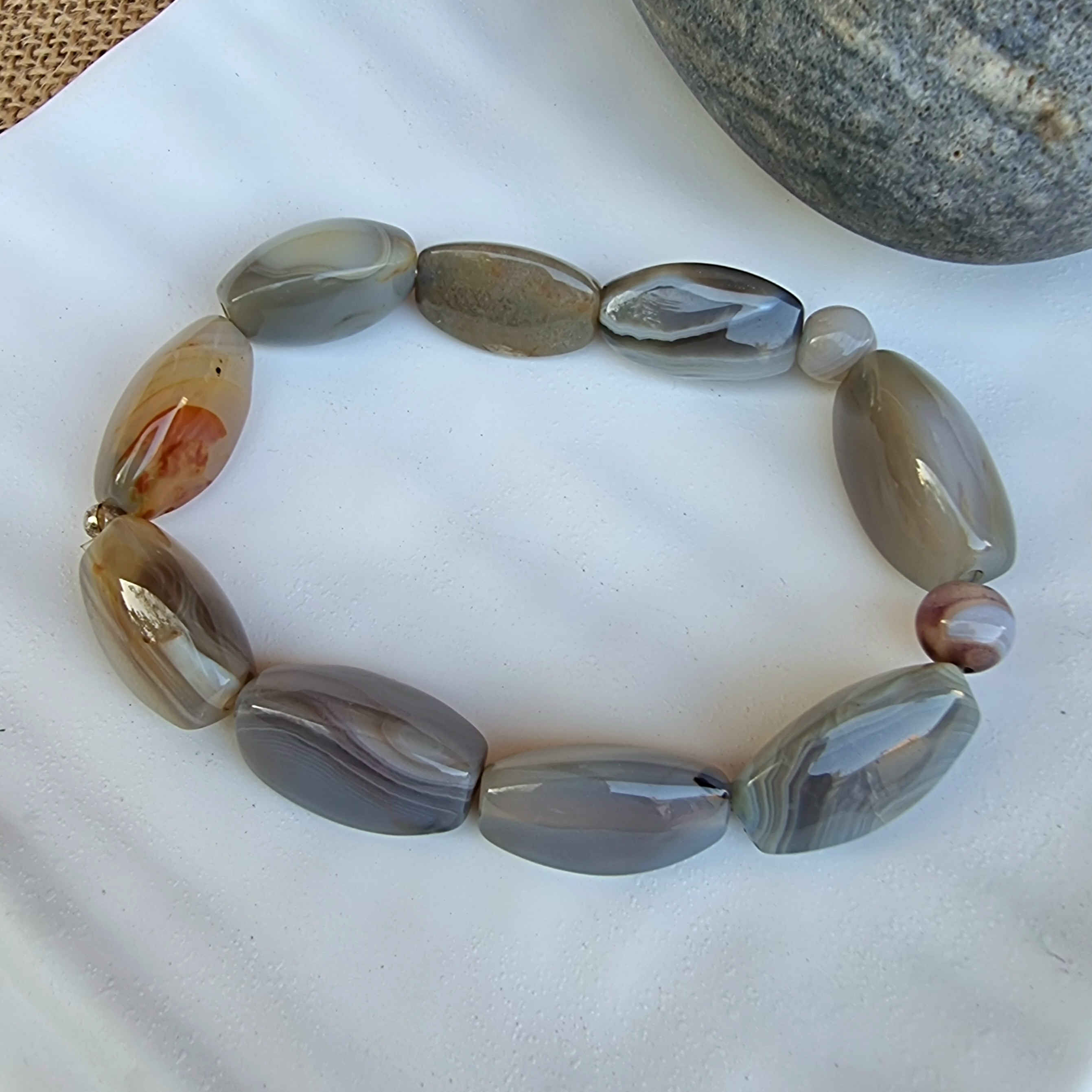 Handcrafted men's & women's bracelets - Anne Lawal Jewellery.  Click options for various choices.