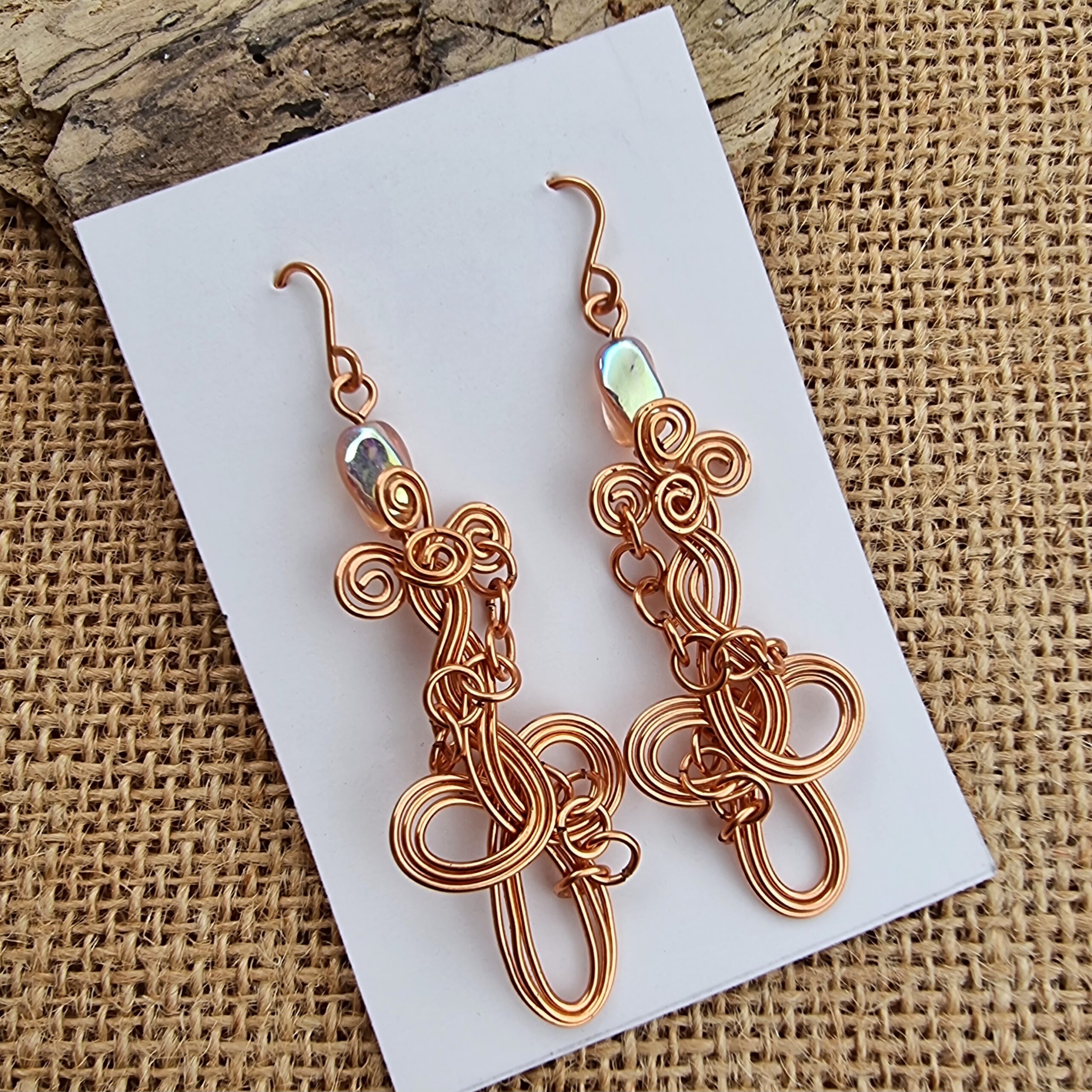 Handcrafted earrings - Anne Lawal Jewellery.  Click options for various choices.