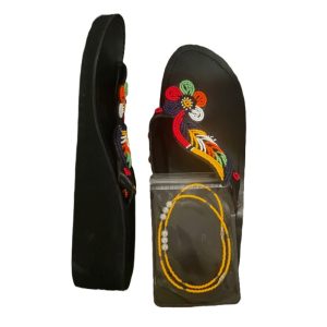 Handcrafted Kenya beaded slippers