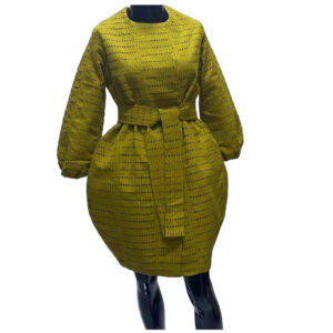 T&D Aso oke cupped bottom dress jacket