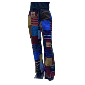 T&D Aso Oke patchwork pants
